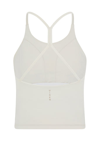 Higher Power Vest Top - Stone